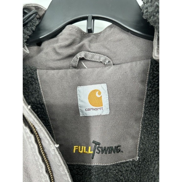 Carhartt Full Swing Caldwell Jacket Women's 2XL 102248 077 Sherpa Lined Hooded - Picture 7 of 9
